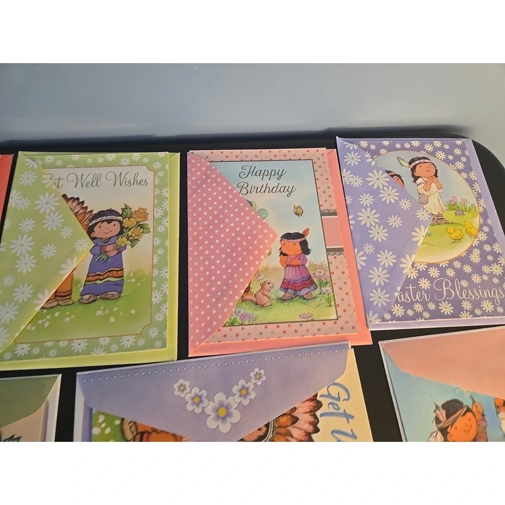 St. Labre‎ Indian School Assorted Lot of 21 Greeting Cards Matching Envelopes